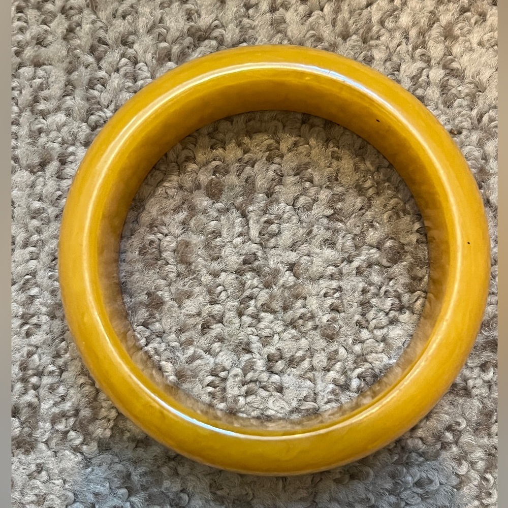 Yellow Bangle Bracelet - image 2